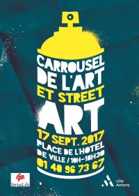 Carrousel de l'Art et street art. Le dimanche 17 septembre 2017 à ANTONY. Hauts-de-Seine.  10H00